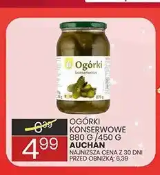 Wafelek Ogórki konserwowe Auchan oferta