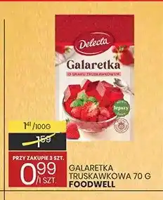 Wafelek Galaretka truskawkowa Delecta oferta