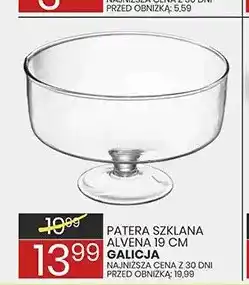 Wafelek Patera szklana Alvena 19 cm Galicja oferta