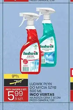 Wafelek Płyn do mycia szyb Ludwik z octem oferta