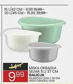 Wafelek Miska okrągła Selma 11 l 37 cm Galicja oferta
