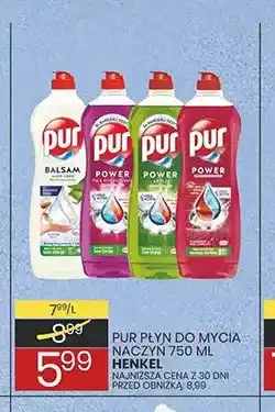 Wafelek Płyn do mycia naczyń Pur oferta