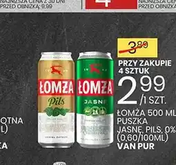 Wafelek Piwo Łomża oferta