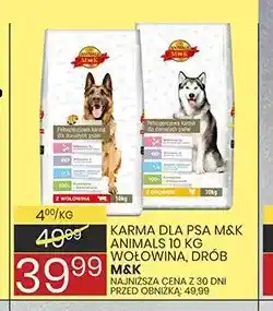 Wafelek Karma dla psa M & K Animals wołowina drób oferta