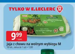 E.Leclerc Jajka kurze z chowu na wolnym wybiegu M Polska Kurka oferta