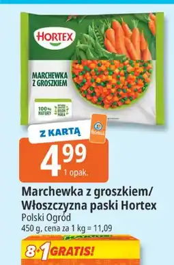 E.Leclerc Marchewka z groszkiem Hortex oferta