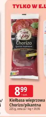 E.Leclerc Kiełbasa wieprzowa Chorizo łagodna Saint Azay oferta