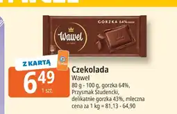 E.Leclerc Czekolada Wawel gorzka 64% oferta