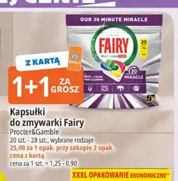 E.Leclerc Kapsułki do zmywarki Fairy Platinum Plus oferta