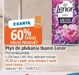 E.Leclerc Płyn do płukania tkanin Lenor Floral Bouquet oferta