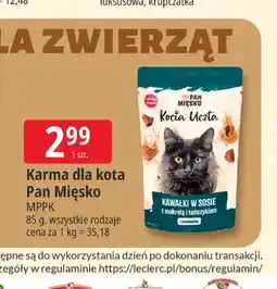 E.Leclerc Karma dla kota Pan Mięsko oferta