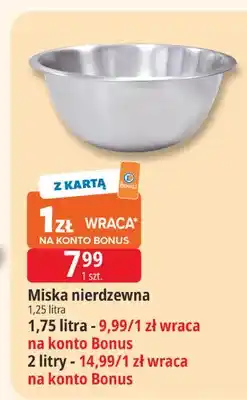 E.Leclerc Miska nierdzewna oferta