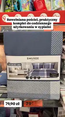 Biedronka Pościel bawełniana Smukee Home oferta