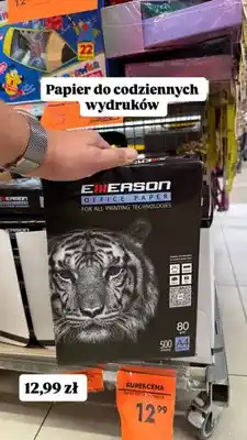 Biedronka Papier ksero Emerson Office Paper A4 oferta