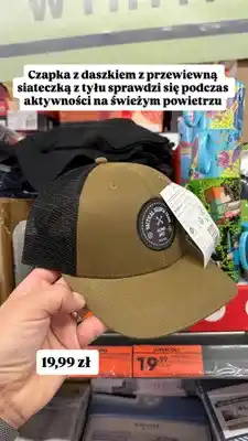 Biedronka Czapka z daszkiem oferta