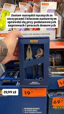 Biedronka Zestaw narzędzi ręcznych Niteo oferta
