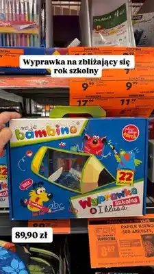 Biedronka Wyprawka szkolna I klasa moje bambino oferta