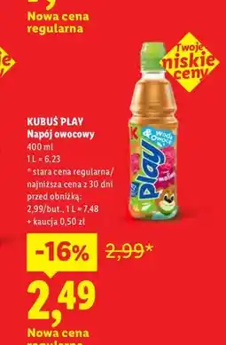 Lidl Napój owocowy Kubuś Play oferta