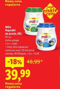 Lidl Kapsułki do prania Mill XXL oferta