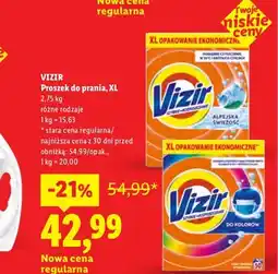 Lidl Proszek do prania Vizir XL oferta