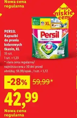 Lidl Kapsułki do prania Persil XL oferta