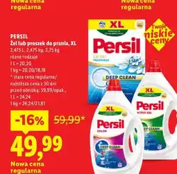 Lidl Żel do prania Persil XL oferta