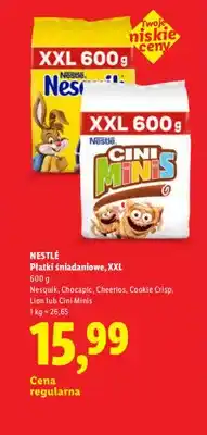 Lidl Płatki śniadaniowe Nesquik Nestlé XXL oferta