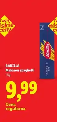 Lidl Makaron spaghetti Barilla oferta