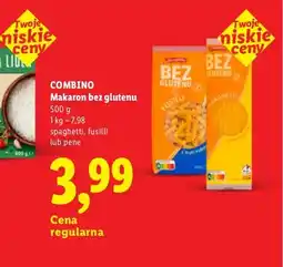 Lidl Makaron bezglutenowy spaghetti Combino oferta