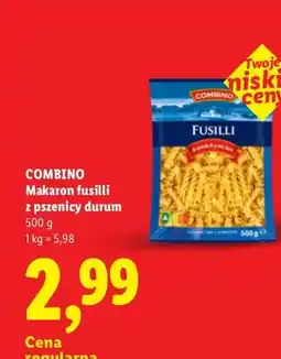 Lidl Makaron fusilli z pszenicy durum Combino oferta