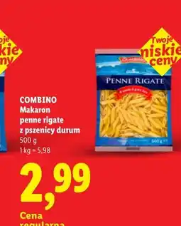 Lidl Makaron penne rigate z pszenicy durum Combino oferta