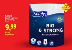 Lidl Ręcznik papierowy Floralys 3-warstwowy Big & Strong oferta