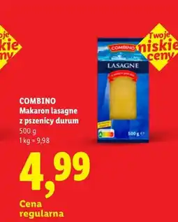 Lidl Makaron lasagne z pszenicy durum Combino oferta