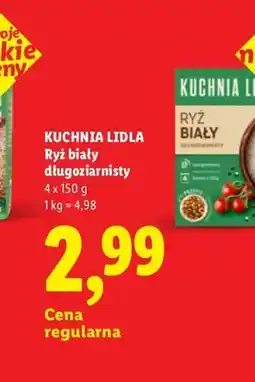 Lidl Ryż biały długoziarnisty Kuchnia Lidla 4-pak oferta
