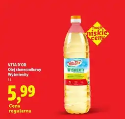 Lidl Olej słonecznikowy Wyśmienity Vita D'Or oferta