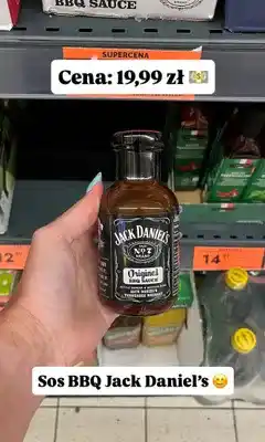 Biedronka Sos BBQ Jack Daniel's Original oferta
