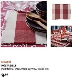 IKEA IKEA HÖSTAGILLE Podkładka, wzór/wielobarwny, 45x35 cm oferta