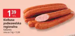 E.Leclerc Kiełbasa podwawelska Kabanos oferta