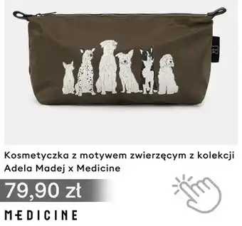 Kosmetyczka z motywem zwierzęcym Medicine z kolekcji Adela Madej x
