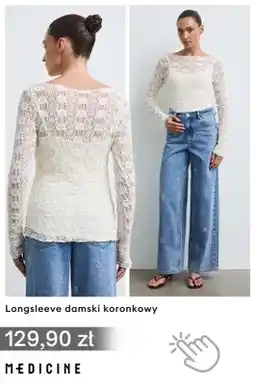 Medicine Longsleeve damski koronkowy MEDICINE oferta