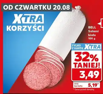 Kaufland Salami białe Bell oferta