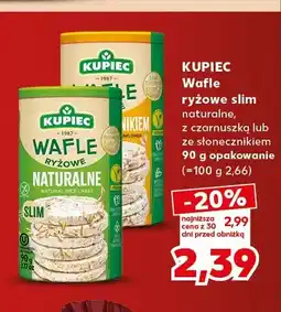 Kaufland Wafle ryżowe slim naturalne Kupiec oferta