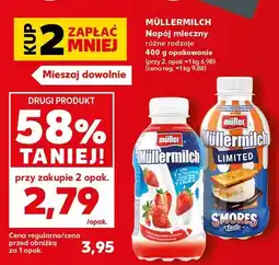 Kaufland Napój mleczny truskawkowy Müllermilch oferta