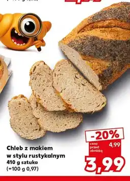 Kaufland Chleb z makiem w stylu rustykalnym oferta