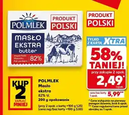 Kaufland Masło ekstra Polmlek 82% oferta