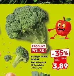 Kaufland Brokuł świeży K-Stąd Takie Dobre polski oferta