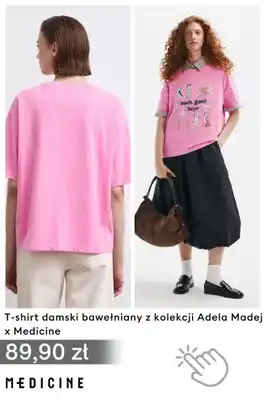T-shirt damski bawełniany Medicine z kolekcji Adela Madej