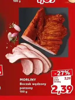 Kaufland Boczek wędzony parzony Morliny oferta