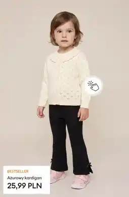 Sinsay Ażurowy kardigan dziecięcy oferta
