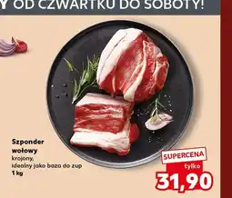 Kaufland Szponder wołowy krojony oferta